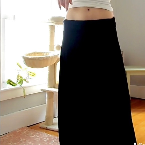 low rise maxi skirt - Picture 4 of 5